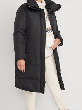Maternity Old Navy Long Puffer Coat